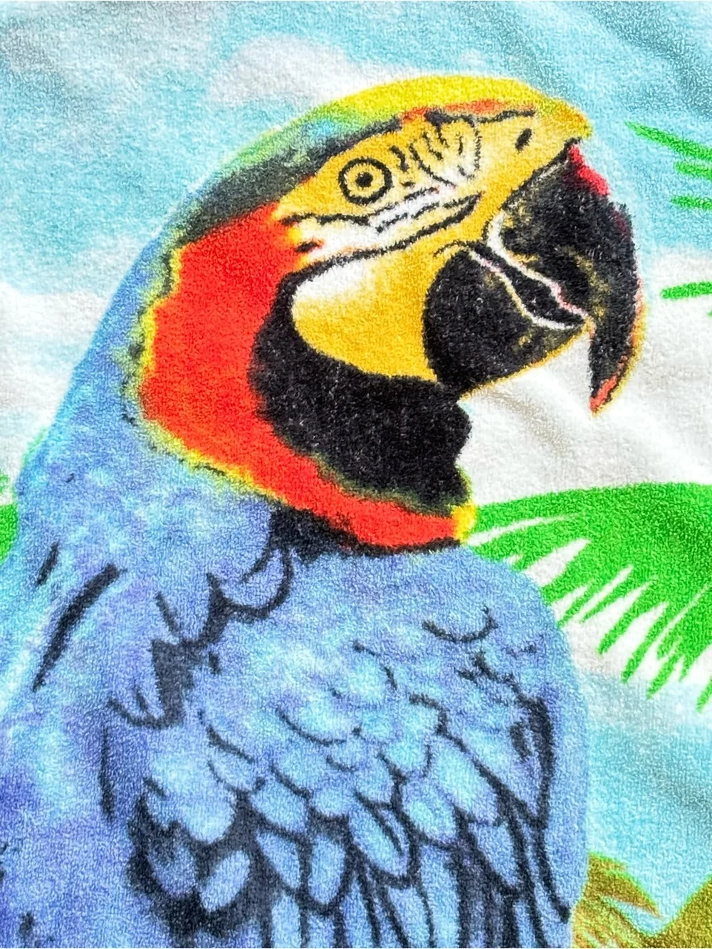 TWO! Set of Margaritaville Tropical Parrot Beach Towels 100% Cotton 67” x 40”